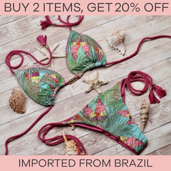 Double face bikini set - top & bottom - 2 piece - Picture 2 of 16